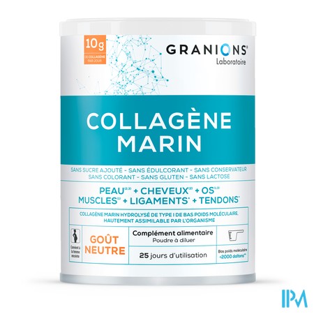 vignette GRANIONS COLLAGENE+ NEUTRE 258G