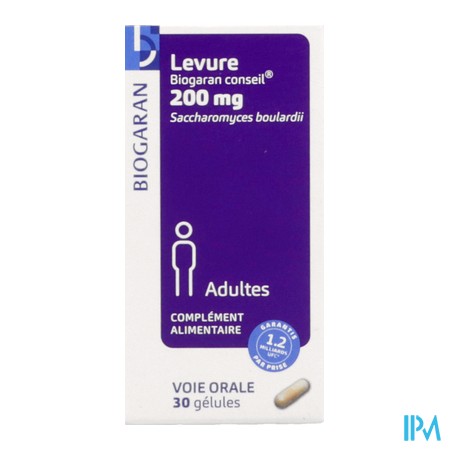 vignette LEVURE BGR 200MG GELUL 30