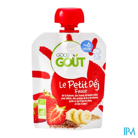 vignette GOOD GOUT PETIT DEJ FRAISE 70G