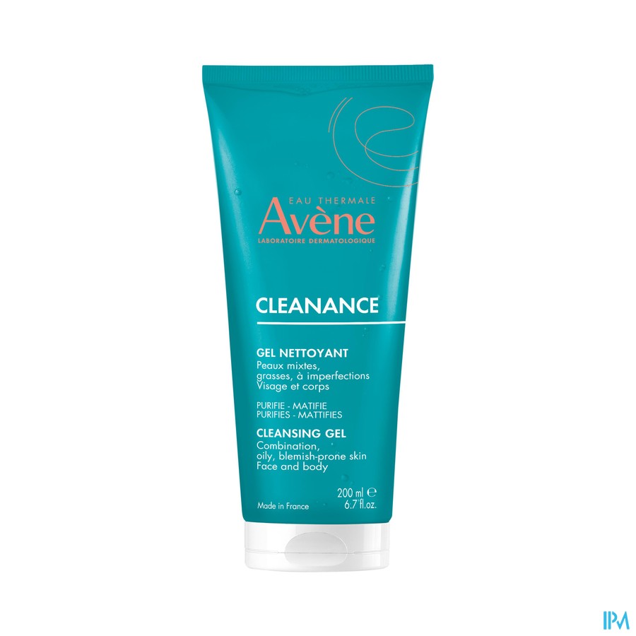 vignette AVENE CLEANANCE GEL NETT 200ML