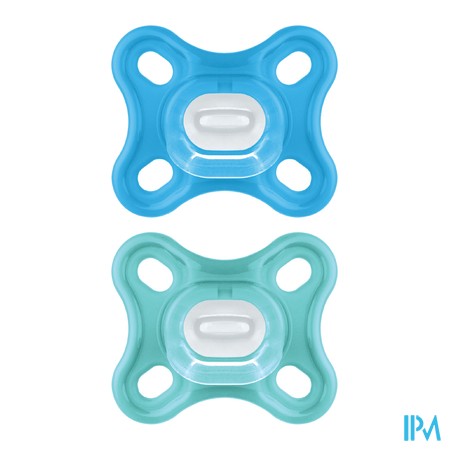 vignette SUCET MAM COMFORT SILIC BLEU +0M 2