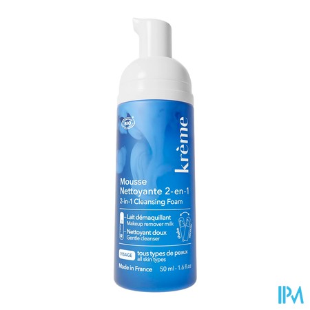 vignette KREME MOUSSE NETTOYANTE 2EN1 50ML