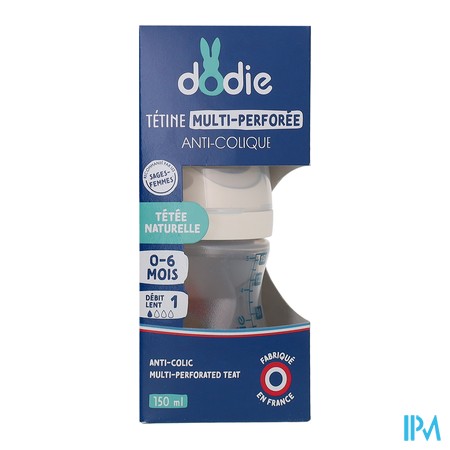 vignette DODIE BIB TEAT&amp;RING ROSE 150ML
