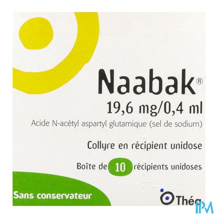 vignette NAABAK 19,6MG/0,4ML COL UNIDOSE 10
