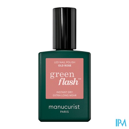 vignette MANUCURIST GREEN FLASH VAO OLD ROSE 15ML