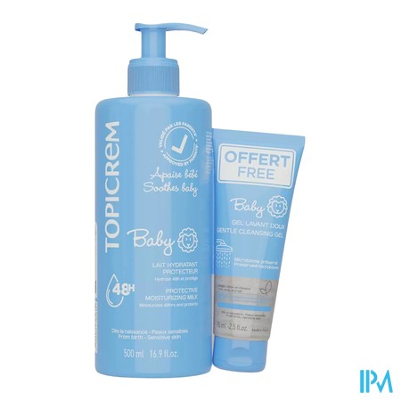 vignette TOPICREM BABY LAIT U/HYD+GEL NET75
