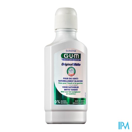 vignette GUM ORIG WHITE B BOUCH 300ML