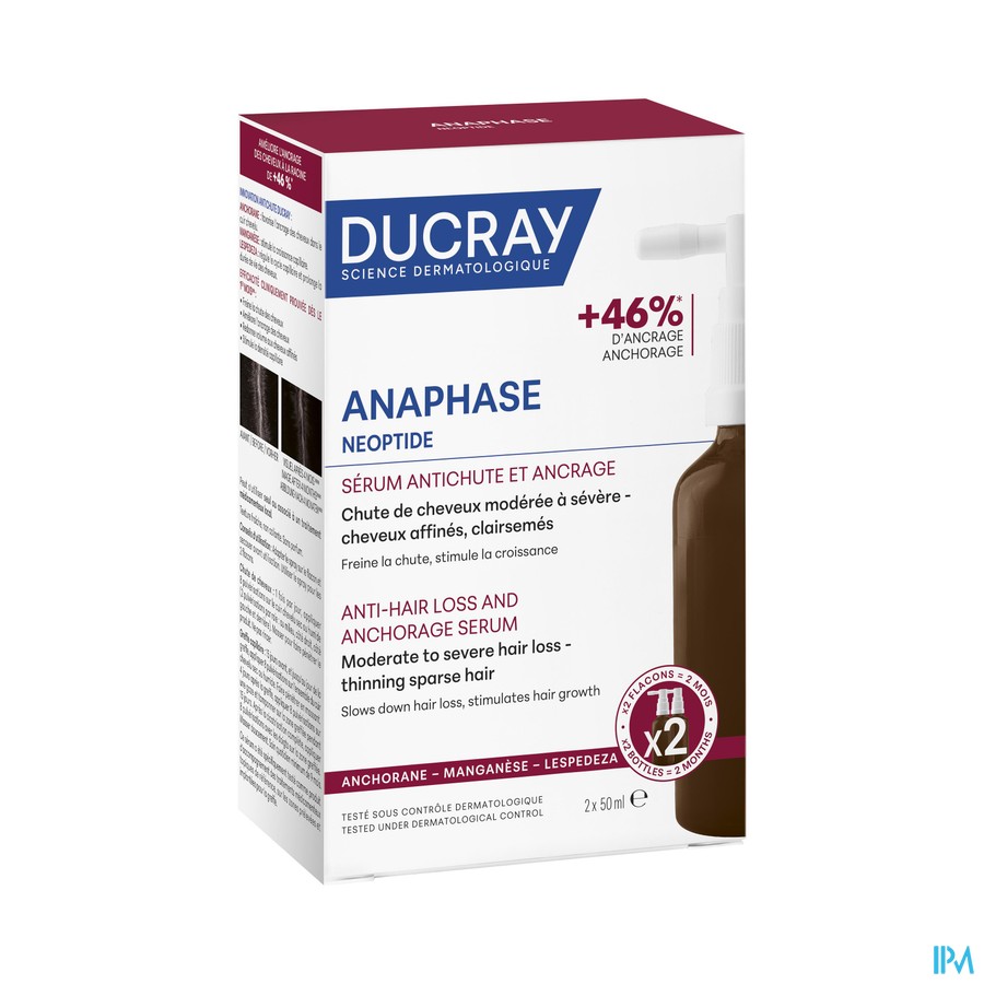 vignette DUCRAY NEOPTIDE EXPERT SER A-CHUTE 2X50ML