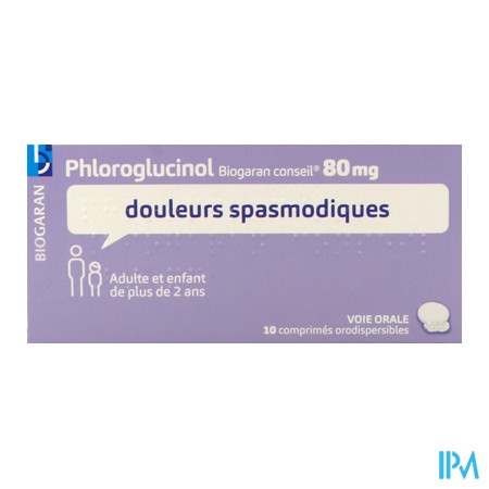 produit PHLOROGLUCINOL 80MG BGR CONS CPR10