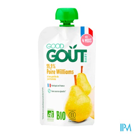 vignette GOOD GOUT POIRE WILLIAMS 120G