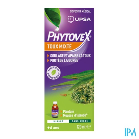 vignette PHYTOVEX SIROP TOUT MIXTE SS 120ML