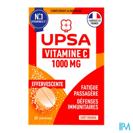 vignette UPSA VIT C 1G CPR EFF BT20