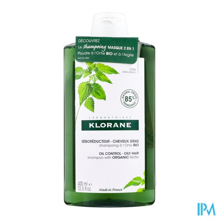vignette KLORANE SHP SEBOREDUCTEUR ORTIE BIO 400ML