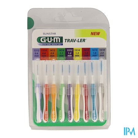 vignette GUM TRAVLER BROSSET M-PACK 10