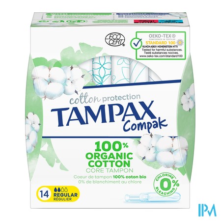 vignette TAMPON TAMPAX COMPAK COTT REGUL 14