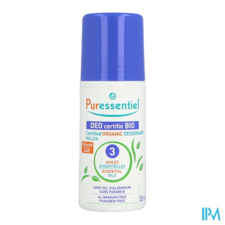 vignette PURESSENTIEL DEO BILLE BIO 50ML