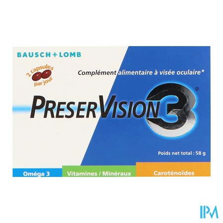 vignette PRESERVISION3 CAPS 60