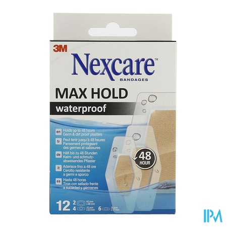 vignette NEXCARE WATERPROOF MAX HOLD BTE12PANS 360