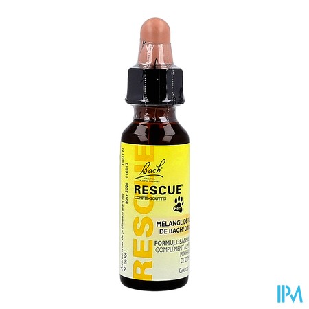vignette RESCUE PETS GOUTTES 10 ML