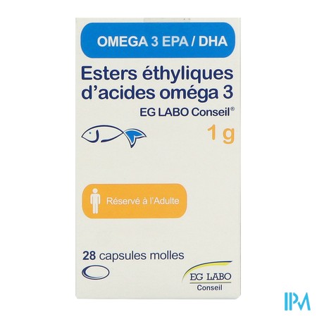 produit ACIDE OMEGA-3 EGC 1G CAPS FL28