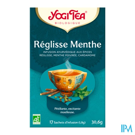vignette YOGI TEA REGLISS/MENTH BIO SACH 17