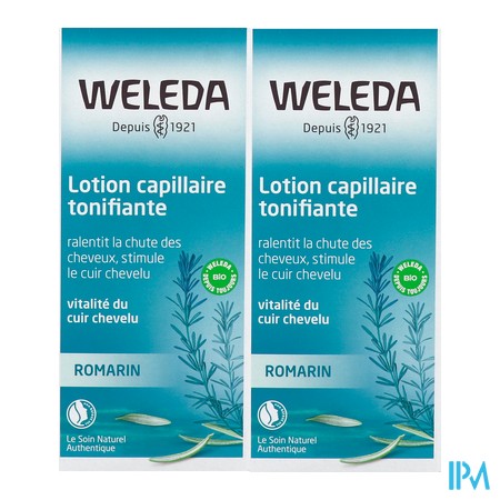 produit WELEDA LOTION CAPILLAIRE ROMARIN 2X100ML