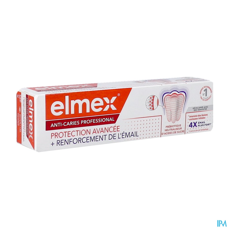 vignette ELMEX DENT A/CARIE PRO 75ML