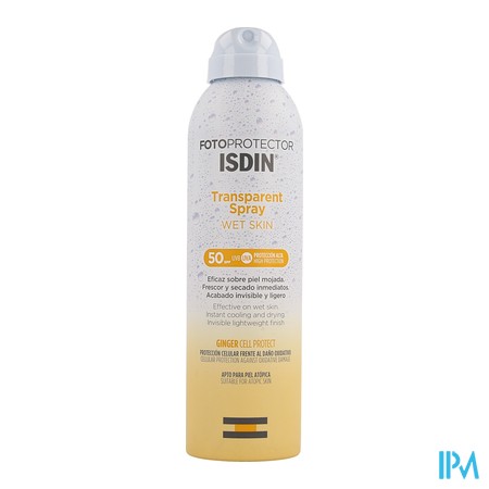 produit ISDIN TRANSPARENT WET SKIN SPRAY SPF50