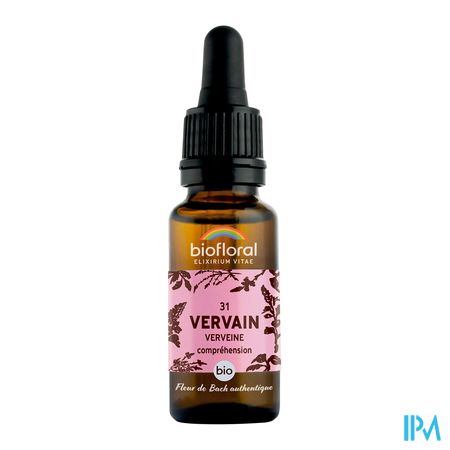vignette BIOFLORAL ELIXIR VERVEINE 20ML