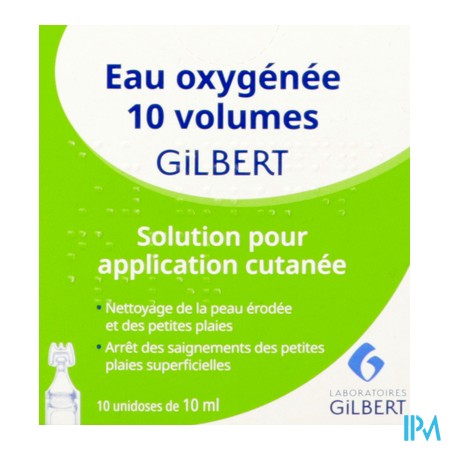 vignette GILBERT E OXYGENEE 10V 10MLX10