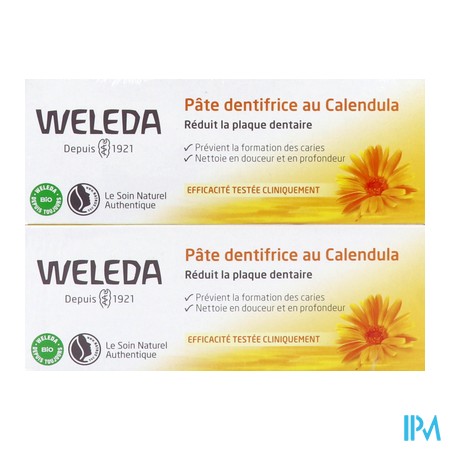 vignette WELEDA PATE DENT CALENDULA 75ML X2