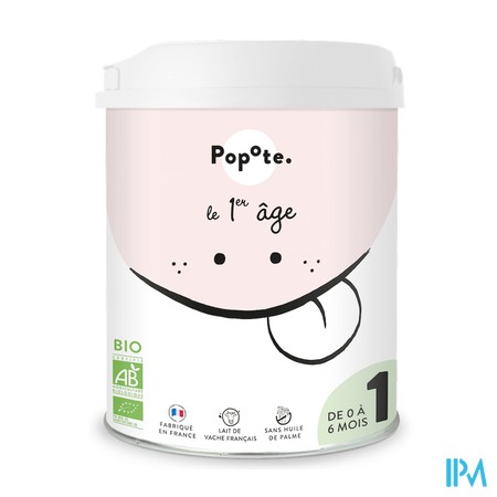 vignette POPOTE 1ER AGE LAIT PDRE BIO 800G