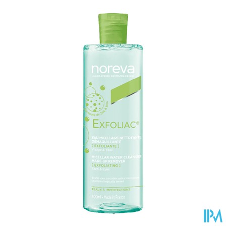 produit NOREVA EXFOLIAC EAU MICELLAIRE 400ML