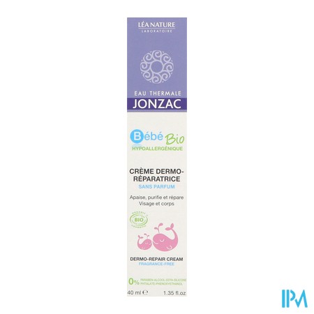 vignette JONZAC BB CR DERMO REPARATRICE40ML