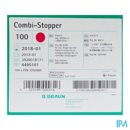 vignette BBRAUN OBT STOPPER ROUGE 1