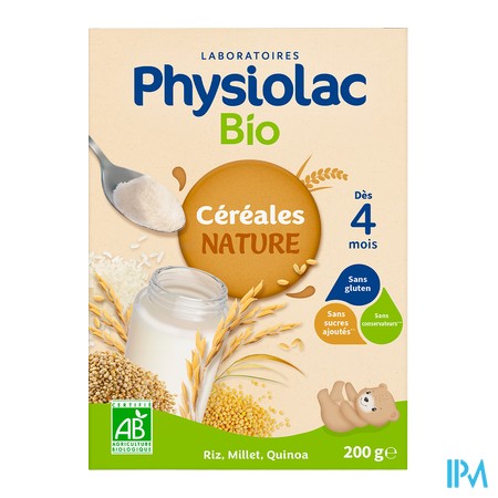 vignette PHYSIOLAC CEREALE BIO 200G