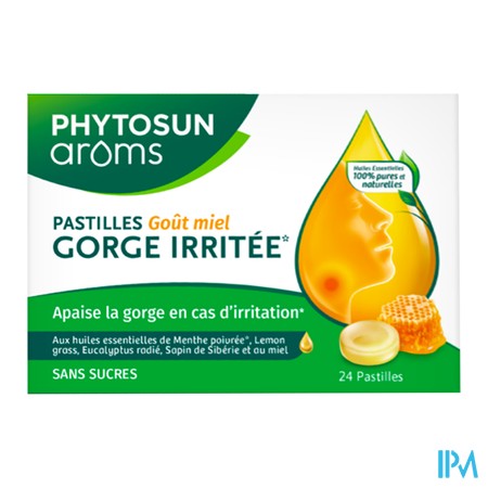 produit PHYTOSUN AROMS PAST MIEL GORGE IRRITEE 24