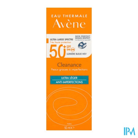 vignette AVENE SOLR CLEANANCE 50+ 50ML