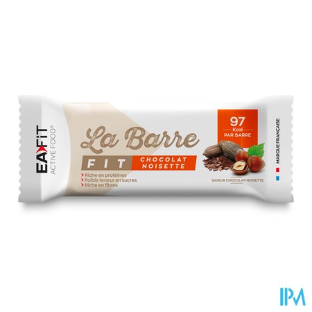 vignette EAFIT FIT BAR CHO/NOISETT 28G