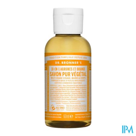 vignette DR BRONNERS SAV LIQ AGRUM/ORAN60ML