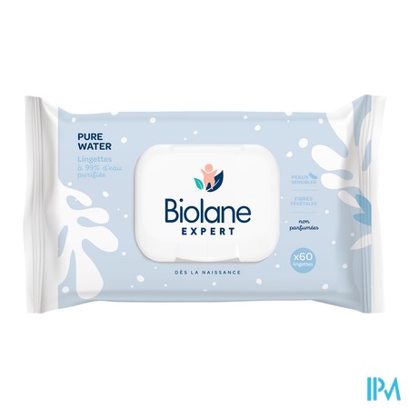 vignette BIOLANE LINGETTES PURE WATER X60