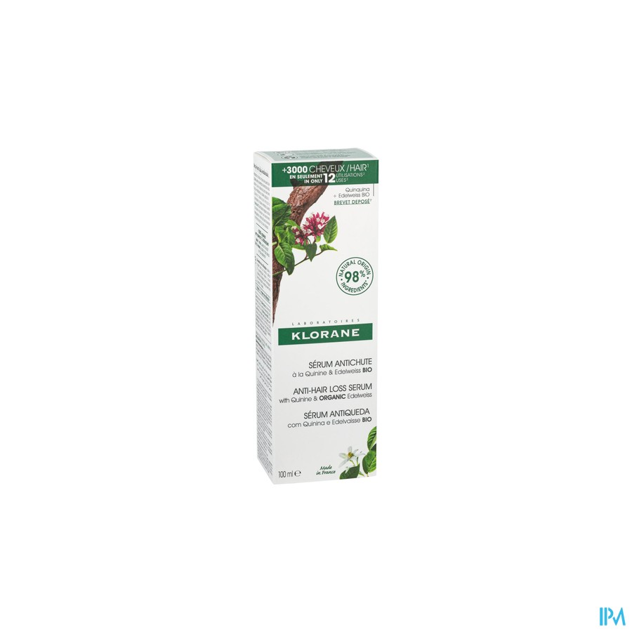 vignette KLORANE SER A/CHUTE QUIN&EDEL100ML