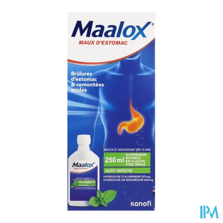 produit MAALOX MAUX ESTOMAC FL 250ML