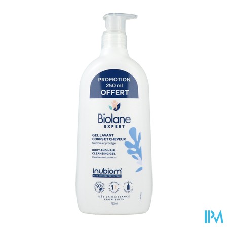vignette BIOLANE GEL LAVANT CORPS/CHVX 500ML+250