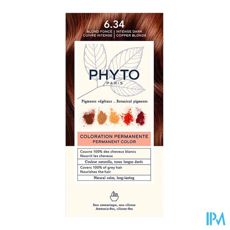 vignette PHYTO KIT COLORATION 6.34 BLOND FONC CUIV