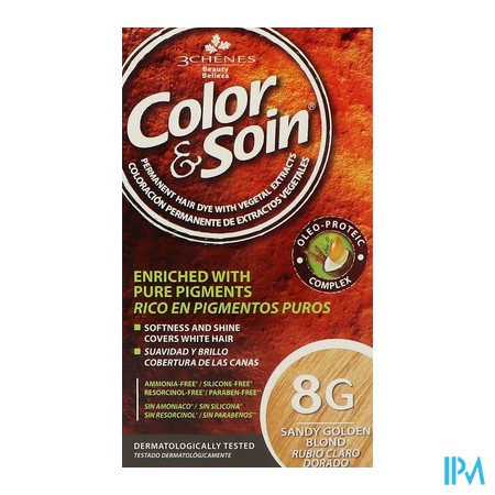 vignette 3 CHENES COLOR/SOIN BL CL DORE 8G
