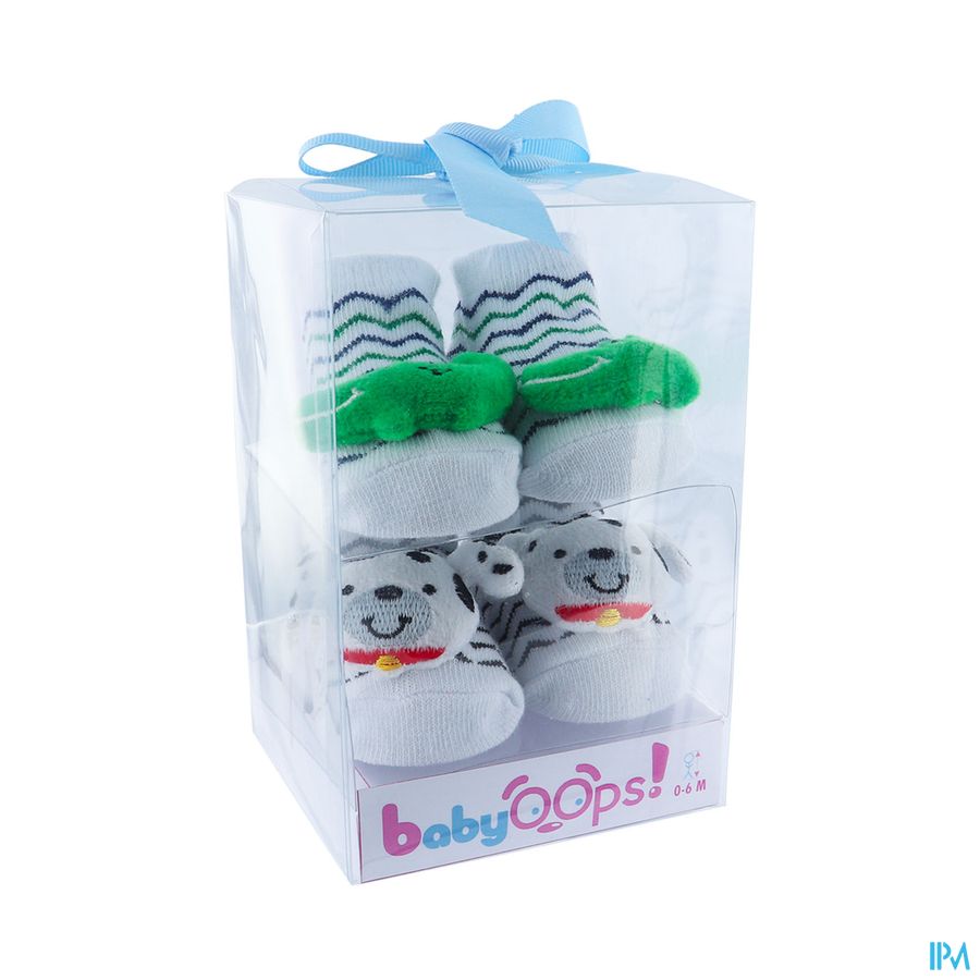 produit BABYOOPS COFFRET 2PAIRES CHAUSSETT CROCOD