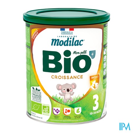 vignette MODILAC MON PETIT BIO+CROISSANCE 3 800G