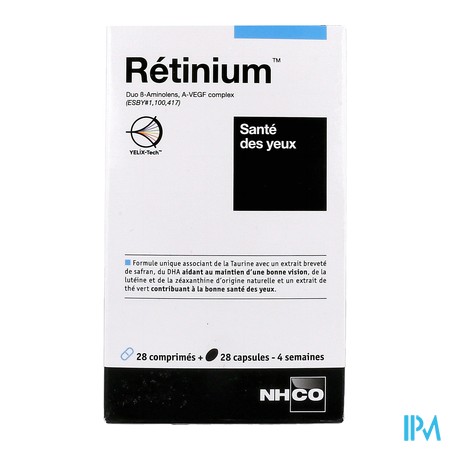 vignette NHCO RETINIUM J/N 28CP+28CAPS