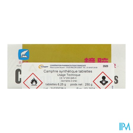 vignette CAMPHRE SYNTHETIQ COOP TABL250G